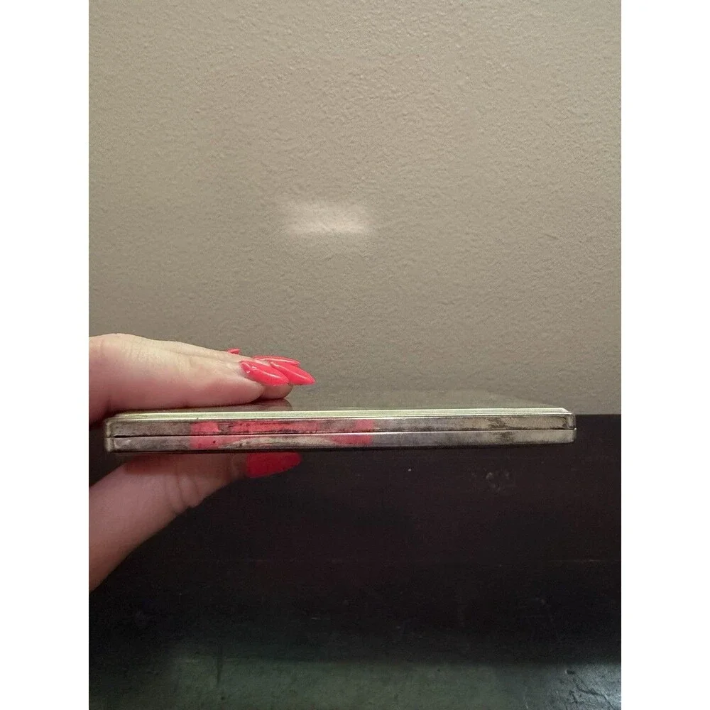 Women’s Vintage Metal Photo Or Card Holder For Wallet
